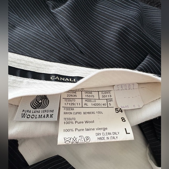 Canali Blue Pinstripe Suit - Picture 15 of 15